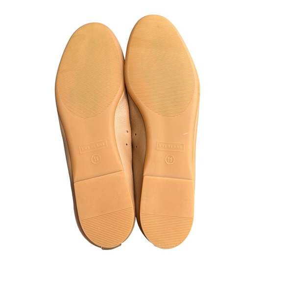 Everlane The Day Glove Flats Women’s 11 Tan Leather Made in Italy Comfort - Picture 4 of 12